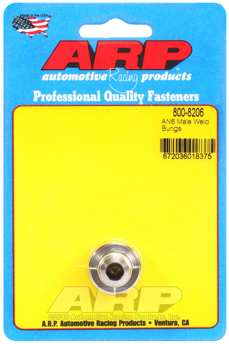ARP AN6 male steel weld bung
