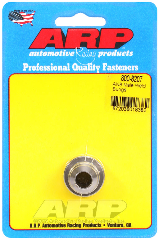 ARP AN8 male steel weld bung