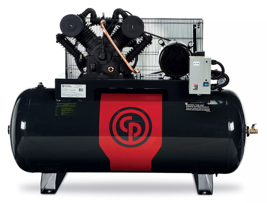 Chicago Pneumatic RCP-C581V 5HP 80gal vertical two-stage electric air compressor