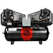 Chicago Pneumatic RCP-C15123D4 8HP 120gal horizontal two-stage electric air compressor