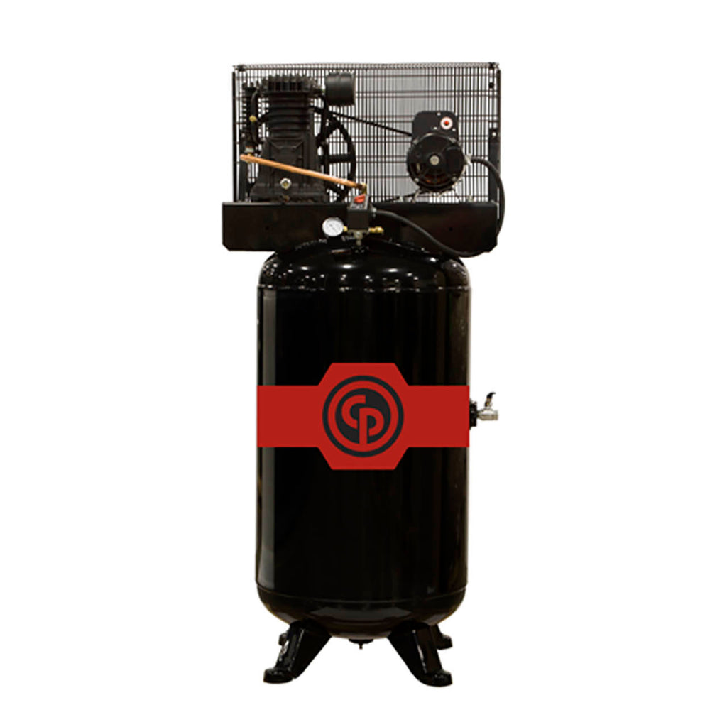 Chicago Pneumatic RCP-4981VNS 5HP 80gal vertical two-stage electric air compressor