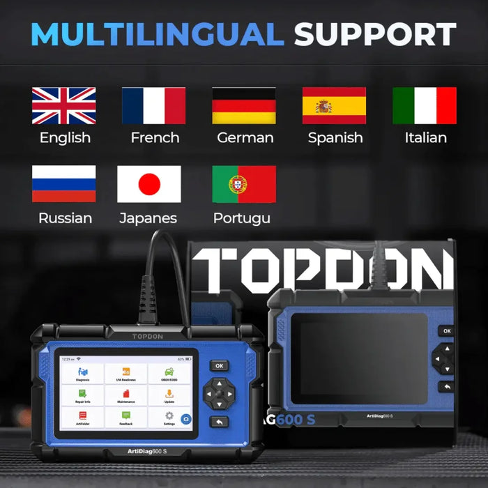 Topdon USA ArtiDiag600 S Mid-Level Diagnostic Scanner - Mechanic Super Store