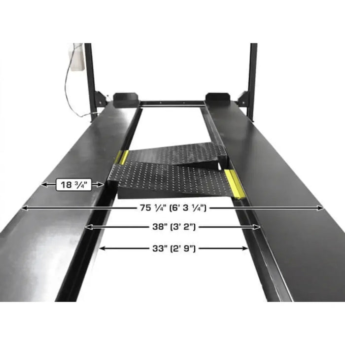 Atlas ALI Certified APEX 8 4-Post Lift + RJ35 Sliding Jacks Combo - Mechanic Super Store