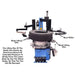 Atlas TC289DAA Tire Changer + WB11 Wheel Balancer Combo Package - Mechanic Super Store
