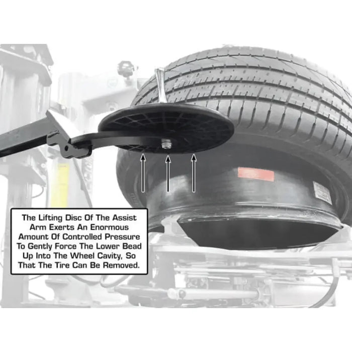 Atlas Platinum PTC300 Rim-Clamp Tire Changer with Assist Arm - Mechanic Super Store