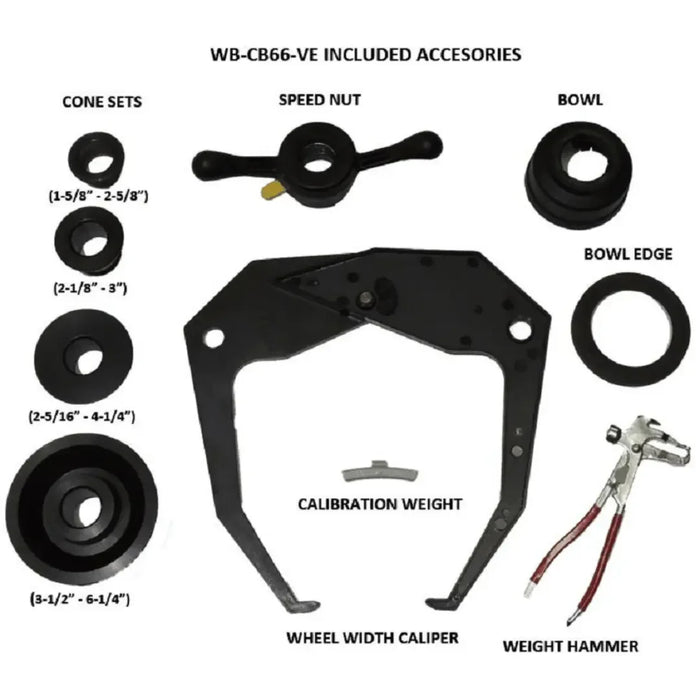 Valor WB-CB66-VE Wheel Balancer - Mechanic Super Store
