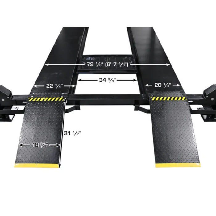 Atlas ALI Certified APEX9 4-Post Lift + RJ6 Rolling Bridge Jack Combo - Mechanic Super Store