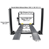 Atlas PREMIUM 408SL 4 Post Lift + RJ35 Sliding Jacks Combo