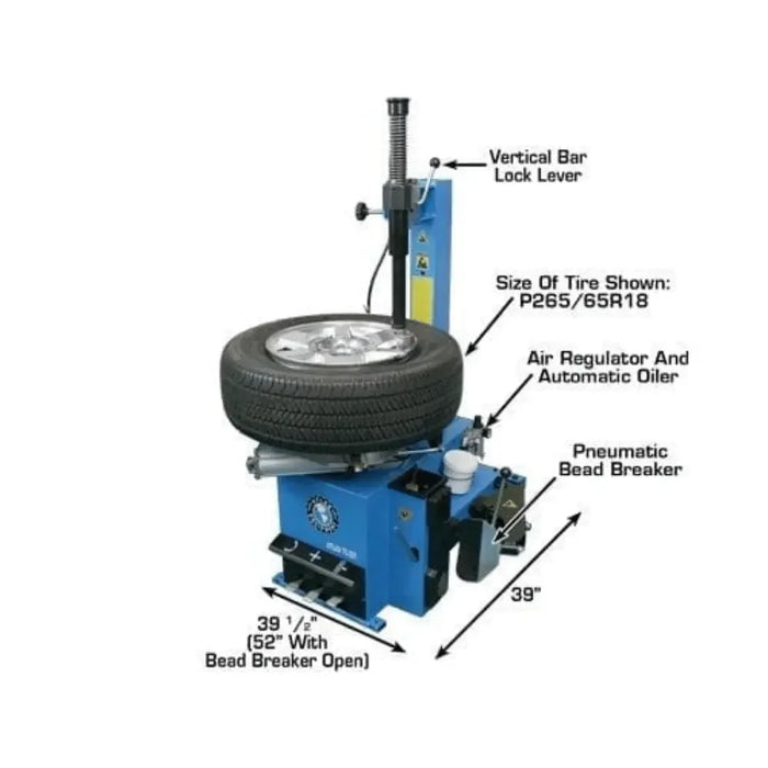 Atlas TC221 Rim-Clamp Tire Changer - Mechanic Super Store