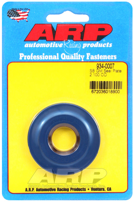 ARP SB GM seal plate 2.100"OD