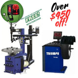 Triumph NTC-950-1 Tire Changer NTB-800 Wheel Balancer Combo - Mechanic Super Store