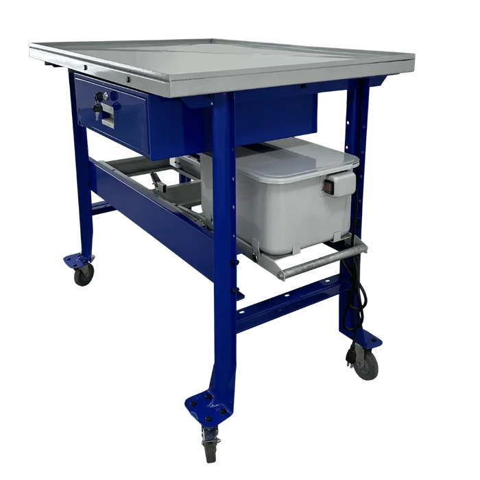 iDEAL PTDT-PW-1000 Premium Tear Down Table with 3.5G Parts Washer - Mechanic Super Store