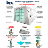 iDEAL PSB-AFCF23B-AK Cross Flow Paint Spray Booth