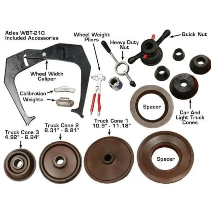 Altas WBT-210 Heavy Duty Truck Wheel Balancer - Mechanic Super Store