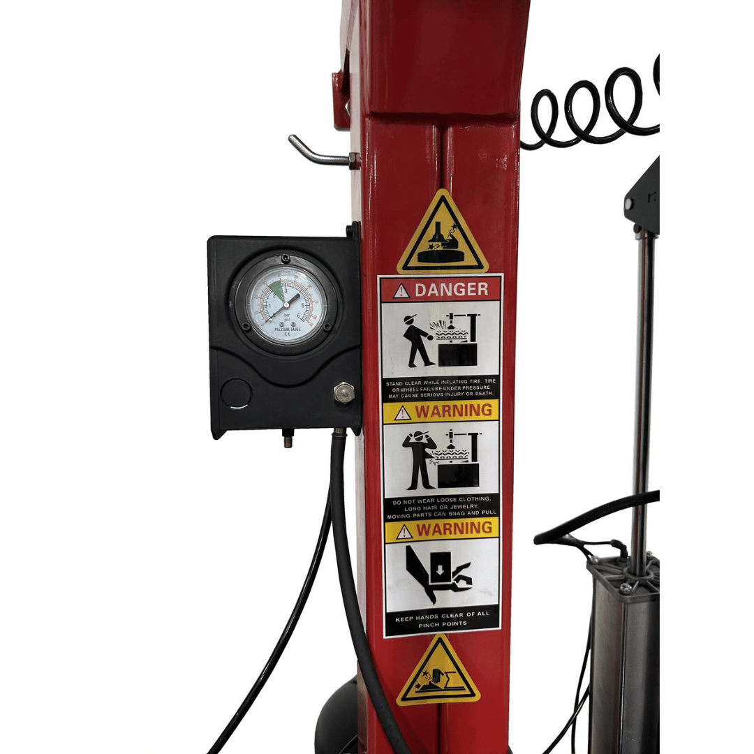Tuxedo TC-1300 Tire Changer - Tilt-Back Press Arm - Leverless Demount Tool