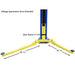 Atlas PRO-9D 9,000 lb 2 Post Overhead Lift - Mechanic Super Store