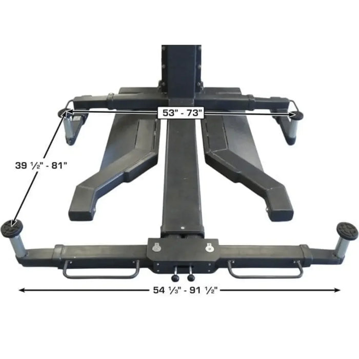 Atlas PSP-6000 6,000 lb Single Post Portable Car Lift - Mechanic Super Store