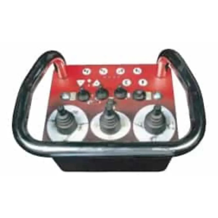 Up close image of the Corghi Monster AGTT Heavy-Duty Tire Changer control panel by Mechanic Superstore.
