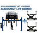 Atlas 414A Alignment Lift + RJ8 Rolling Jack Combo - Mechanic Super Store