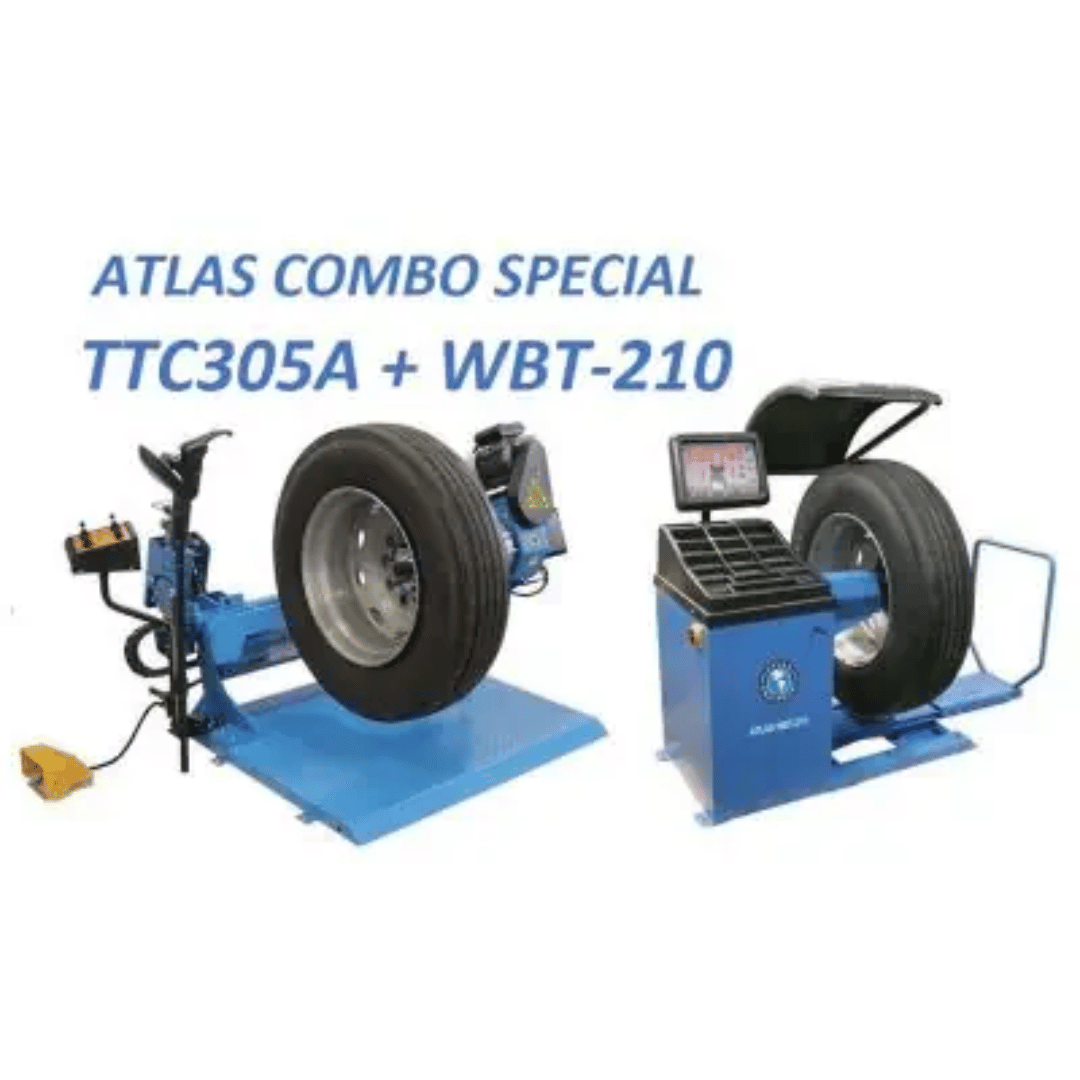 Atlas TTC305A Tire Changer + WBT-210 Wheel Balancer Combo Package