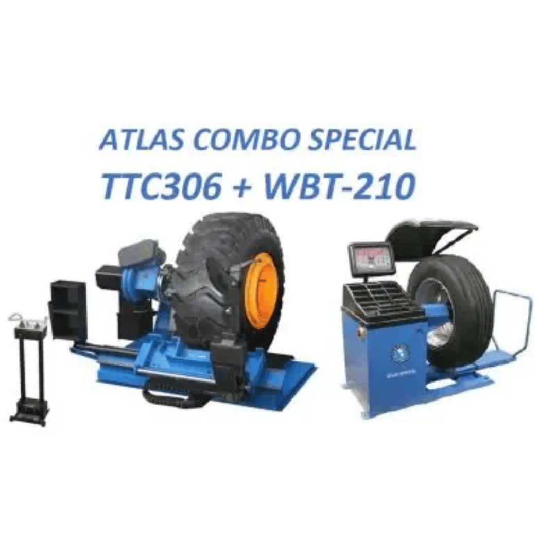 Atlas TC306 Tire Changer + WBT-210 Wheel Balancer Combo Package