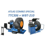 Atlas TC306 Tire Changer + WBT-210 Wheel Balancer Combo Package