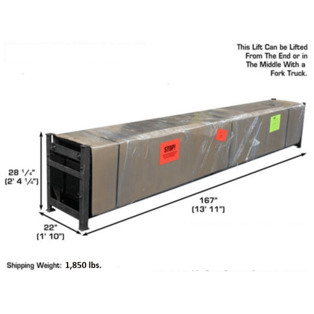 Atlas Garage PRO8000 4 Post Lift + RJ35 Sliding Jacks Combo