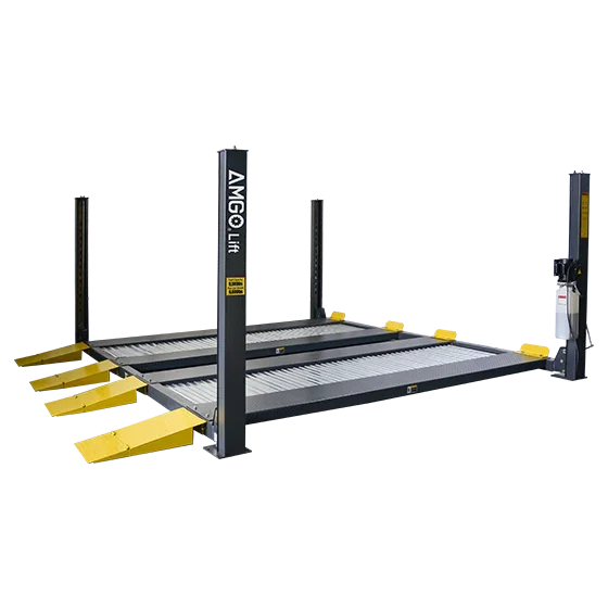 Amgo 409-DP 9,000 Lb Double Parking 4 Post Car Lift - Mechanic Super Store