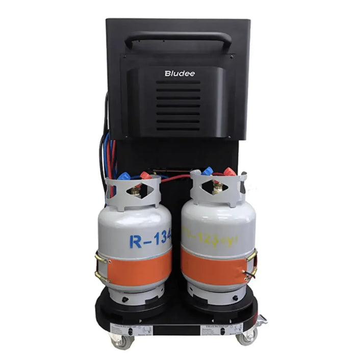 Bludee AC400D Auto Recovery Recycle Recharge Dual Machine For Both R134A and R1234YF Refrigerant - Mechanic Super Store