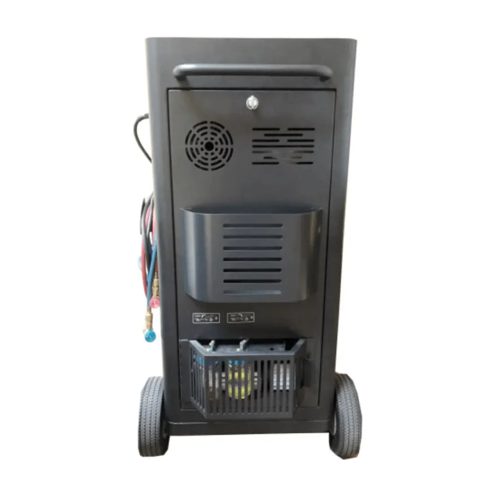 Bludee AC600i Auto Recovery Recycle Recharge Machine for 1234YF with Identifier on a white background - Mechanic Super Store