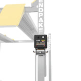 BendPak GoAir Mini/Small Air Compressor  120 Max PSI BendPak shown in a mounted position on a four-post lift.