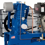Quincy QP 10-HP 30-Gallon Pressure Lubricated Two-Stage Truck Mount Air Compressor w/ Electric Start Yanmar Diesel Engine