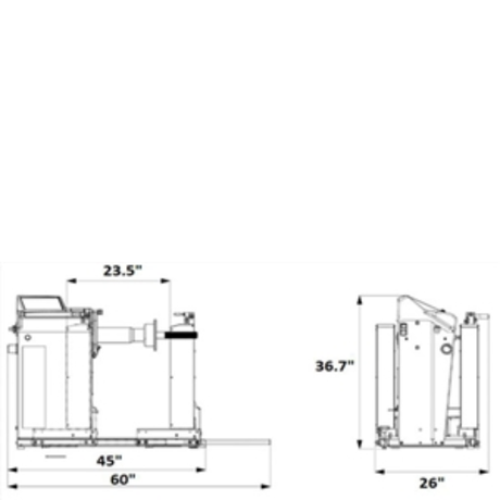 Corghi ET1450 HD Truck Wheel Balancer W/Lift