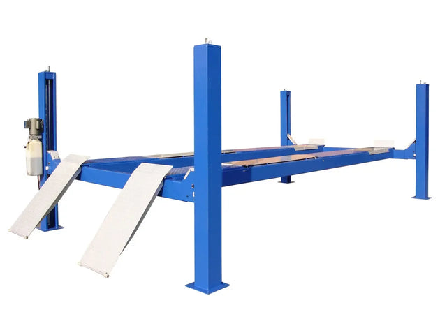 Tuxedo FP14KA-C 14,000 lb 4 Post Alignment Lift - Closed - Mechanic Super Store