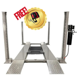 Triumph 4 post car lift for garage with an offer of a free wall mounted air compressor