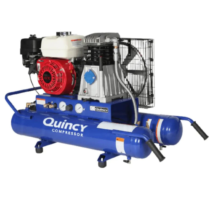 Quincy G15H8WQ 6HP 8gal horizontal single-stage gas air compressor