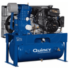 Quincy QP 14-HP 30-Gallon Pressure Lubricated Two-Stage Truck Mount Air Compressor w/ Electric Start Kohler Engine