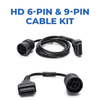 Topdon USA HD 6-PIN & 9-PIN Diagnostic Connector Cable Kit
