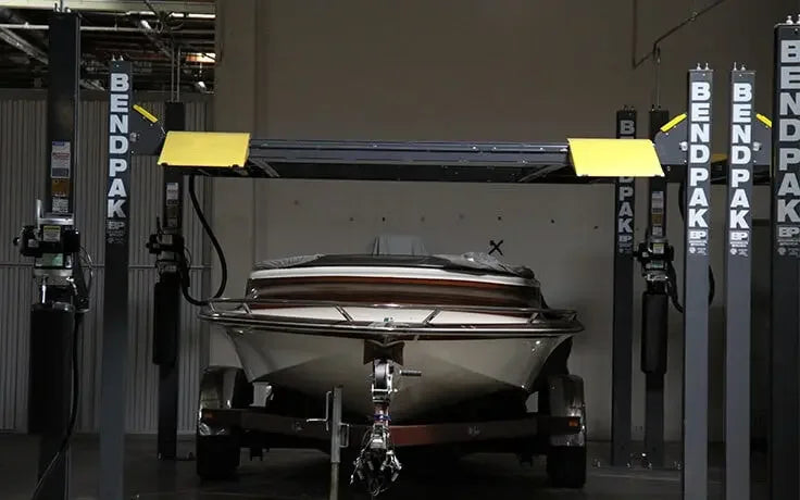 BendPak HD-7500BLX 7,500 lb. 4 Post Vehicle And Boat Storage Lift - Mechanic Super Store