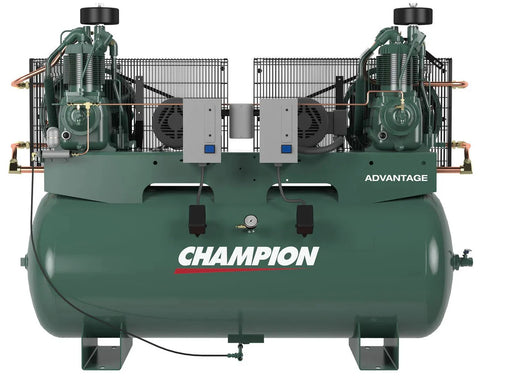 Gardner Denver HR5D-12 5HP 120gal horizontal two-stage electric air compressor