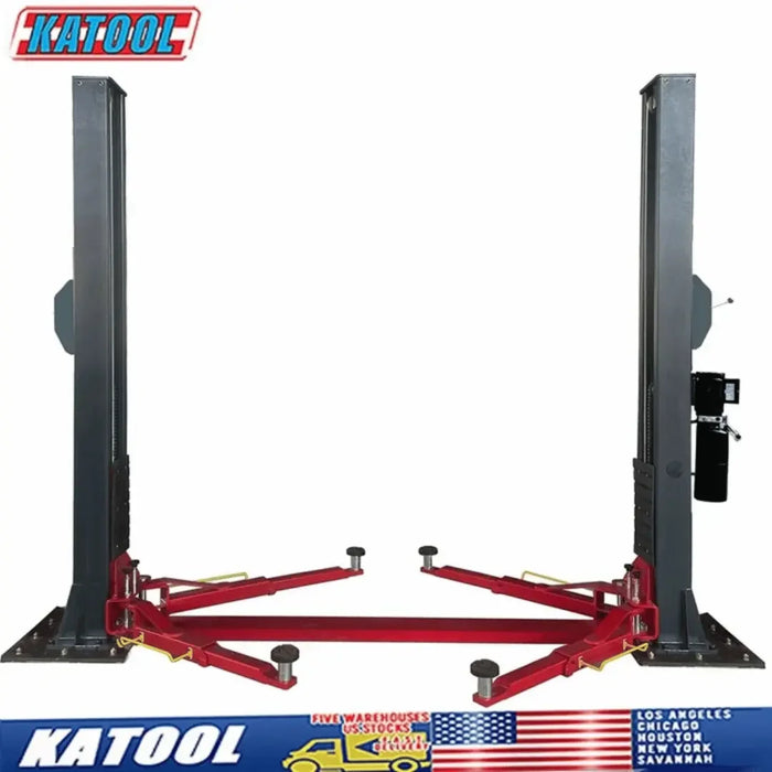 Katool KT-H120D 12,000 lbs 2 Post Lift Single Lock Release Vehicle Lift - Mechanic Super Store