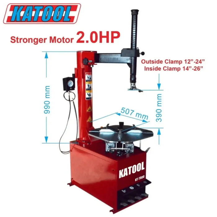 Katool Tire Changer KT-T800 & Wheel Balancer KT-B760 Combo - Mechanic Super Store