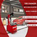 Katool KT-T810 Wheel Clamp Tire Changer Machine  flier showing the katool machine in a garage with featured text mentioning the bead blaster - Mechanic Super Store