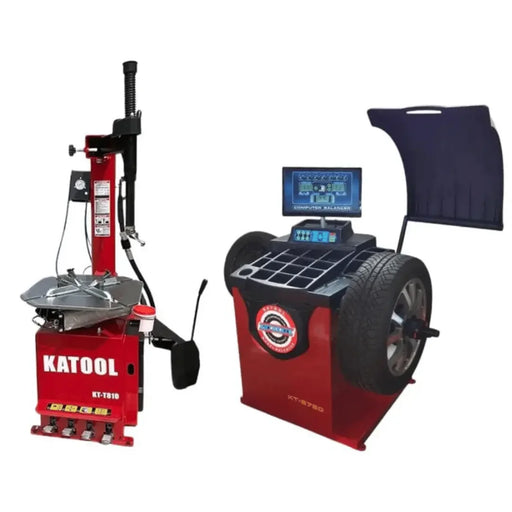 Katool KT-T810 & KT-B750 Tire Changer & Wheel Balancer Combo - Mechanic Super Store