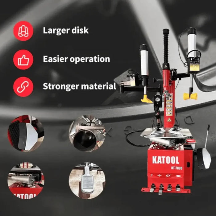 Katool KT-T830 Wheel Clamp Tire Changer Machine - Mechanic Super Store