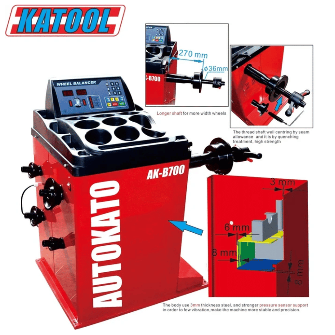 Katool Tire Changer KT-T835 & Wheel Balancer KT-B700 Combo