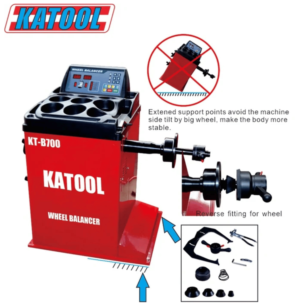 Katool Tire Changer KT-T835 & Wheel Balancer KT-B700 Combo