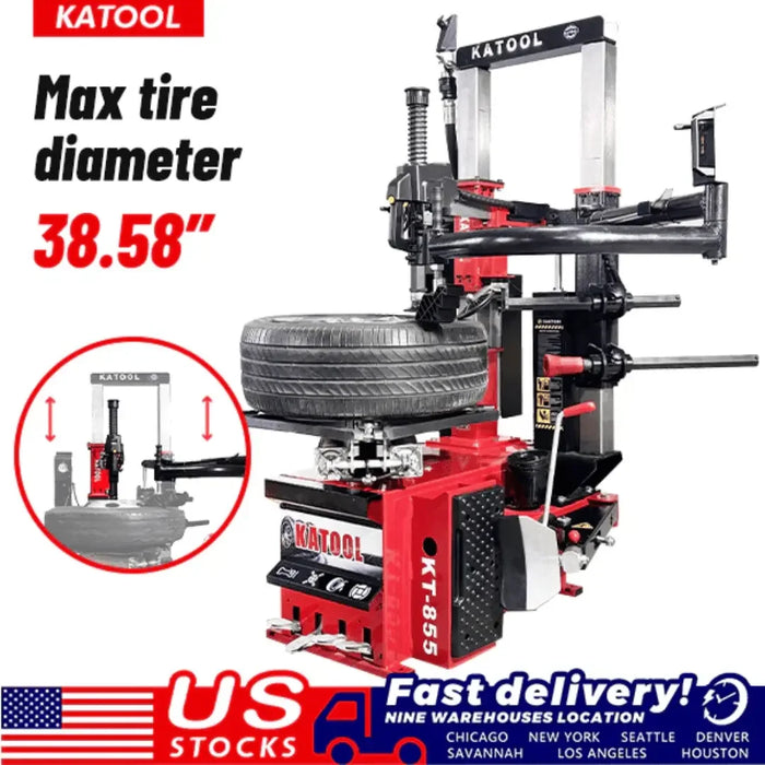 Katool KT-T855 Vertical Tire Press Changer Wheel Changer Machine - Mechanic Super Store