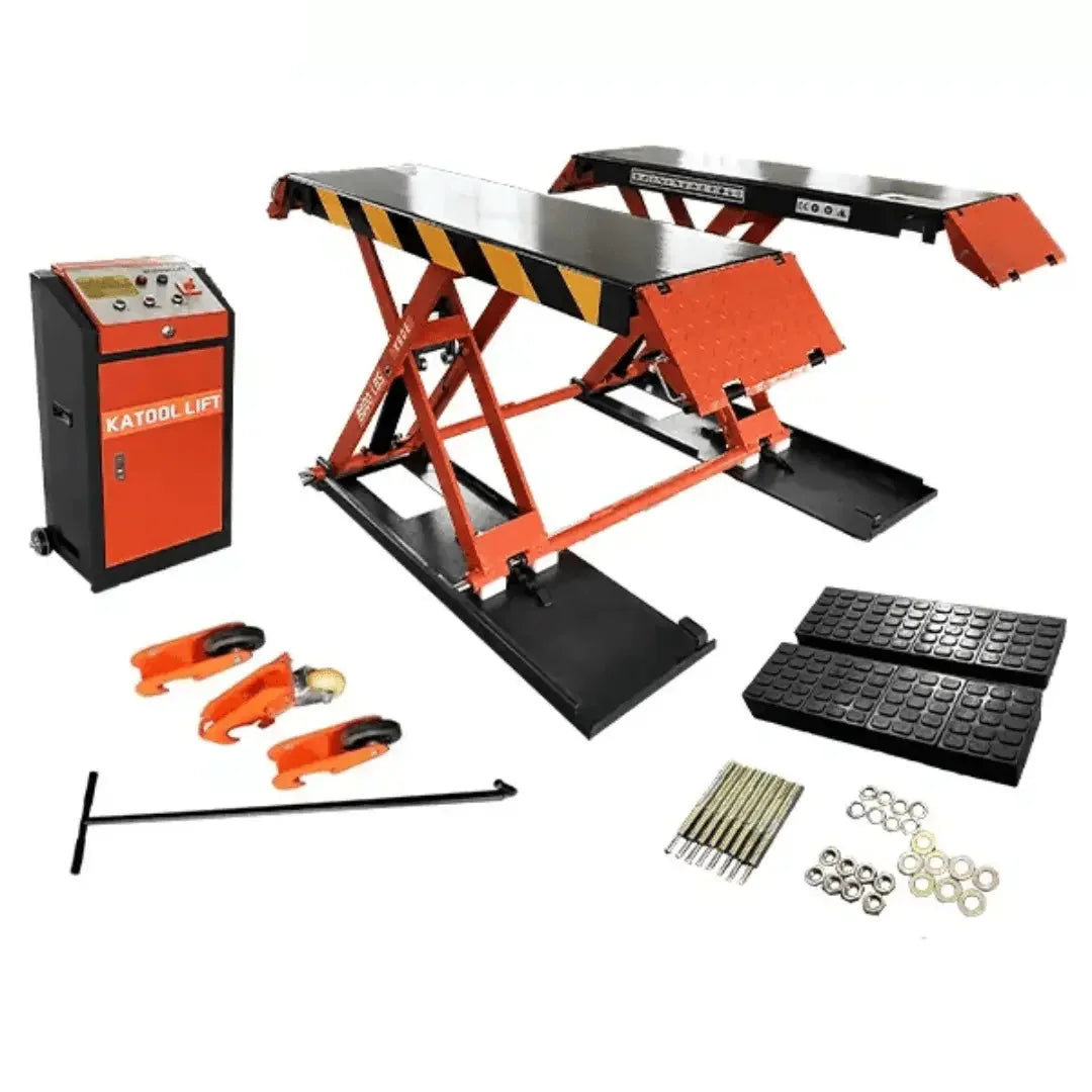 Katool X90E 8,000 lb Mid-Rise Scissor Lift, 24V Control — Mechanic