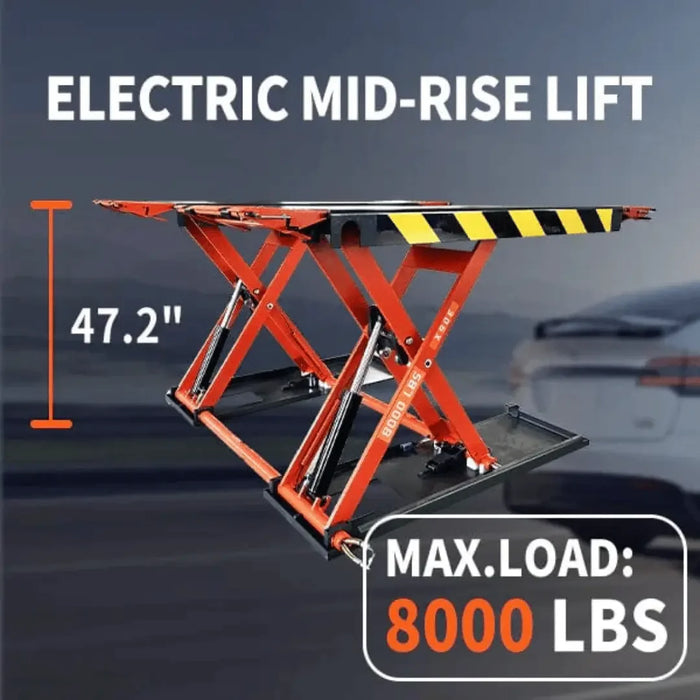 Katool X90E 8000 lbs Mid Rise Electric Scissor Lift — Mechanic